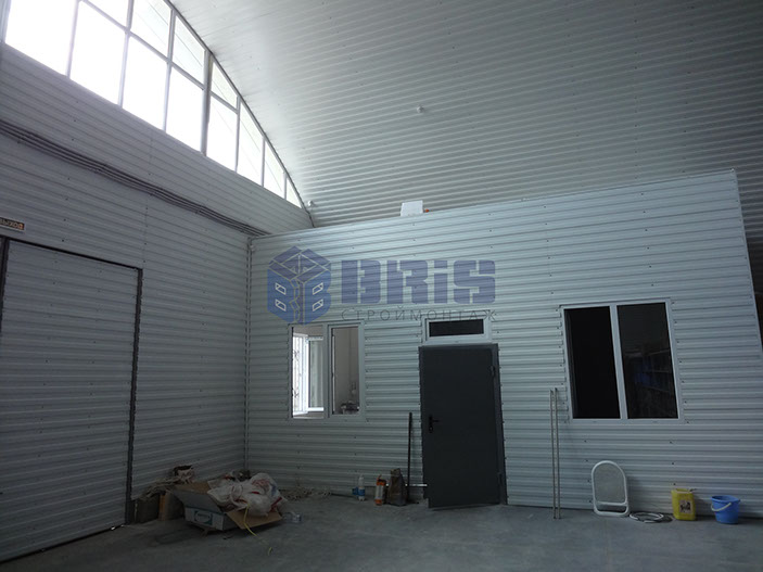 арочный ангар строительство монтаж шымкент