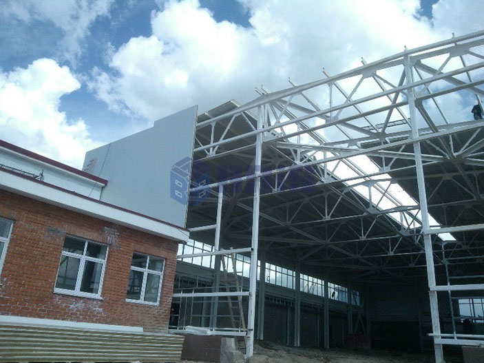 арочный ангар строительство монтаж шымкент